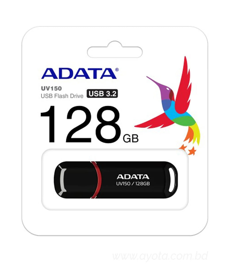 Adata UV150 128GB USB 3.2 Read Speed Up to 100 MB/s Pen Drive