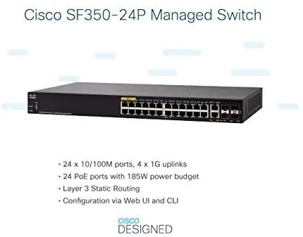 Cisco SF350-24MP 24-port 10/100 Max PoE Managed Switch-best price in bd