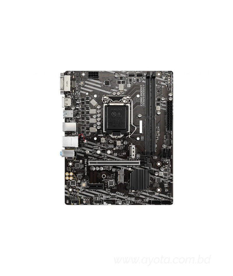 MSI H410M A Pro Intel 10th Gen Micro-ATX Motherboard-Best Price In BD